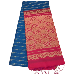 Mixed Pattu Zig Zag Saree